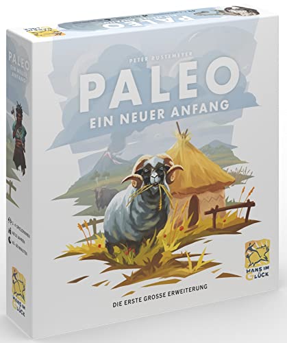 Hans im Glück, Paleo – Ein neuer Anfang, Erweiterung, Kennerspiel, Brettspiel, 2-4 Spieler, Ab 10+ Jahren, 60+ Minuten, Deutsch, Mehrfarbig, Bunt von Hans im Glück