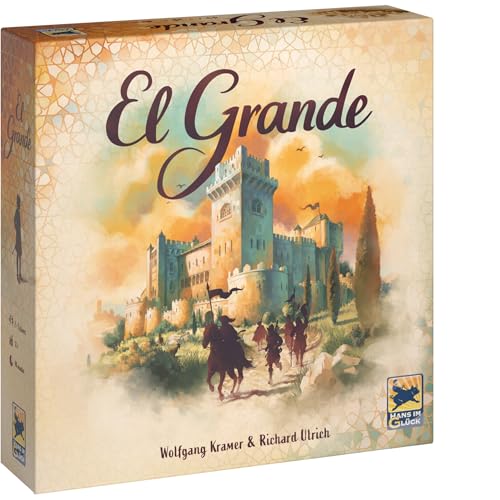 El Grande Brettspiel – Engage in Medieval Intrigen in Spanien des 15. Jahrhunderts! Bereichskontrolle-Strategiespiel für Kinder und Erwachsene, ab 12 Jahren, 2–5 Spieler, 90 Minuten Spielzeit, von Hans im Glück