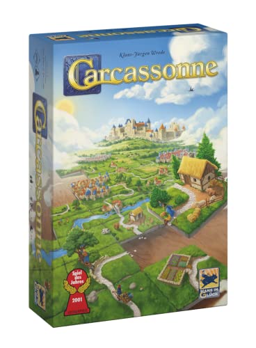 Hans im Glück, UNBOX Now, Carcassonne V3.0, Grundspiel, Familienspiel, Spiel des Jahres 2001, 2-5 Spieler, Ab 7+ Jahren, 35 Minuten Spielzeit, Deutsch von Hans im Glück