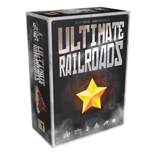 Hans im Glück, Ultimate Railroads, Expertenspiel, Strategiespiel, 1-4 Spieler, Ab 12+ Jahren, 40+ Minuten, Deutsch von Hans im Glück