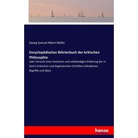 Encyclopädisches Wörterbuch der kritischen Philosophie von Hansebooks