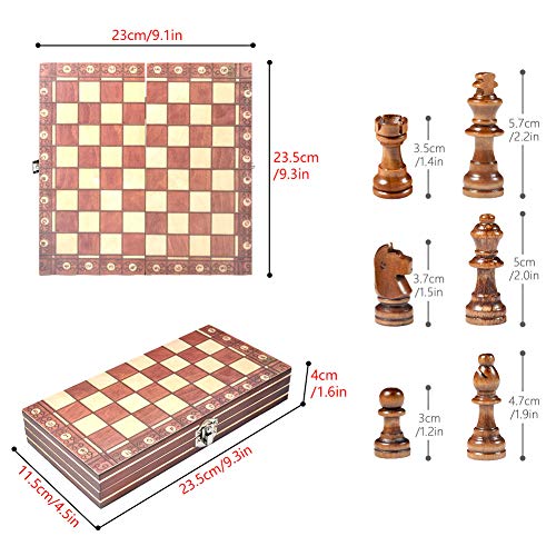 Chess Board Travel, Magnetic Travel Chess Set von Haofy