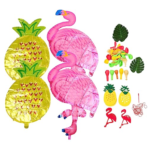 HAWAII FLAMINGOBALLON-SET – Bunte Dekorationen für die Hochzeitsfeier von Haofy