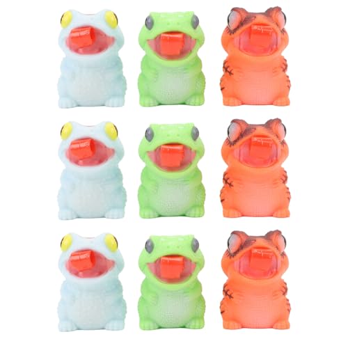 Haofy Entzückender Frosch -Squeeze -Sensorikspielzeug, Sicheres und Zuverlässiges Spielzeug für Weiche Plastikspannung, 9 für die Entspannungsablenkung, Kompakt und Tragbar Haofy Entzückender Frosch -Squeeze -Sensorikspielzeug, Sicheres und Zuverlässiges Spielzeug für Weiche Plastikspannung, 9 für die Entspannungsablenkung, Kompakt und Tragbar von Haofy