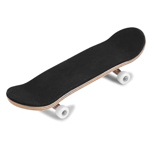 Haofy Finger-Skateboard, Mini-Skateboard, Holz-Griffbrett-Set, Fingerspielzeug mit Lager für, 2,8 X 9,6 cm (WHITE) von Haofy