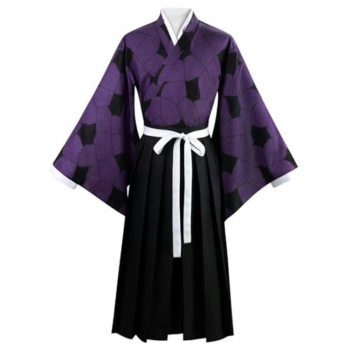 Haooyeah Kokushibou Cosplay-Kostüm, Anime-Figur, Kokushibou Cosplay-Kimono-Outfits, Unisex, Halloween-Karnevalsparty, Kostüm zum Verkleiden von Haooyeah