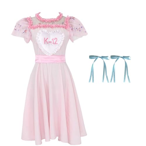 Melanie-Kostüm für Frauen, K-12, süßes Prinzessinnenkleid-Set mit Puffärmeln, K12, rosa/lila Kleid, K12, Cosplay-Outfit für Halloween, Karnevalsparty von Haooyeah