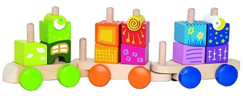 Hape E0417 - Fantasiebausteine Eisenbahn von Hape