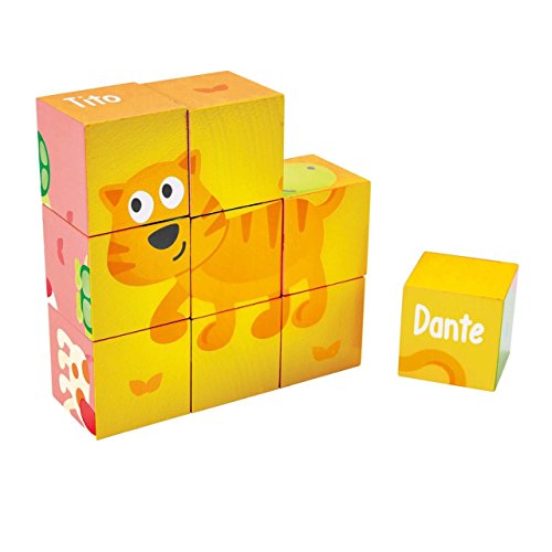 Hape E0452 Pepe und Friends Blockpuzzle von Hape