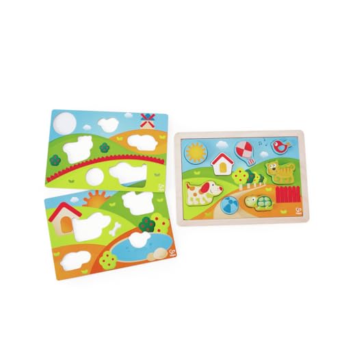 Hape E1601 Pepe und Friends Sonnental Puzzle von Hape