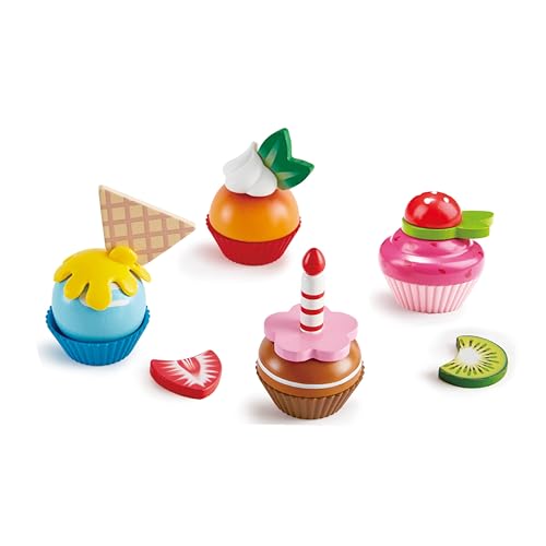 Hape E3157 - Cupcakes, Küchenspielzeug, Bunt von Hape