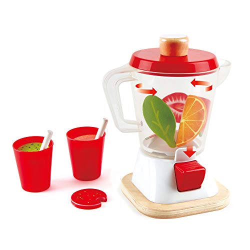 Hape Smoothie-Mixer von Hape| Bunter Smoothie-Mixer mit Bechern und Trinkhalmen von Hape