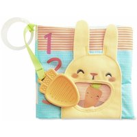 Das weiche Bauernhof Spielbuch bietet den Allerkleinsten eine ganze Menge zu entdecken: Es enthält weiche Seiten mit Knittergeräuschen, einen Babyspiegel, bunte Zahlen, Tiere und Gartenszenen. Die Karotte kann sowohl als Beißring als auch zum Spielen Das weiche Bauernhof Spielbuch bietet den Allerkleinsten eine ganze Menge zu entdecken: Es enthält weiche Seiten mit Knittergeräuschen, einen Babyspiegel, bunte Zahlen, Tiere und Gartenszenen. Die Karotte kann sowohl als Beißring als auch zum Spielen von Toynamics Europe GmbH