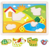 HAPE E1601 Pepe & Friends Sonnental Puzzle von Hape