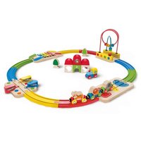 HAPE E3816 Erlebnis Eisenbahn-Set von Hape