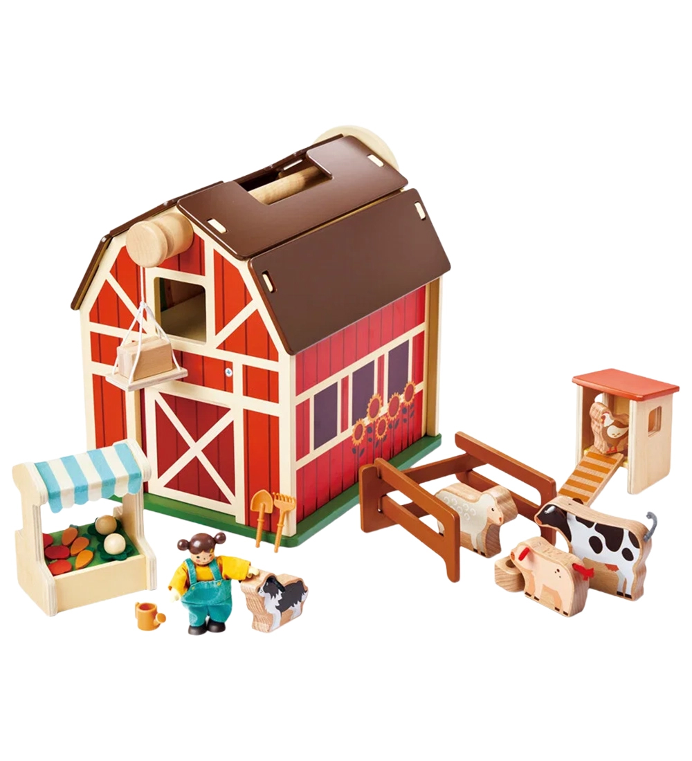Hape Bauernhaus - 30 cm - Holz - 33 Teile - Happy Farm - Hape - One Size - Spielzeug Hape Bauernhaus - 30 cm - Holz - 33 Teile - Happy Farm - Hape - One Size - Spielzeug von Hape