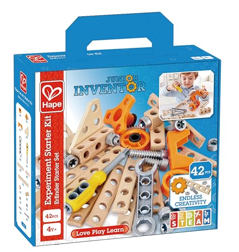 Hape Junior Inventor Erfinder Startet Set, Experimentierset, Mint-Spielzeug, ab 4 Jahre von Hape