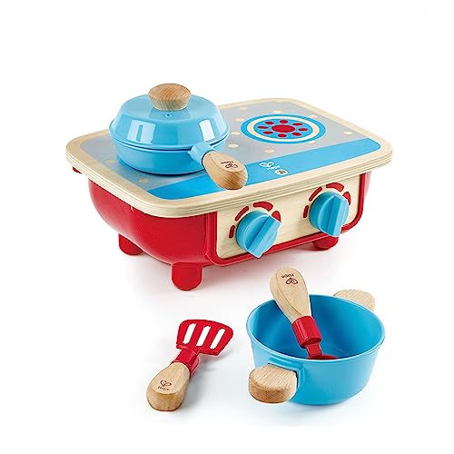 Hape E3170 Küchenset Herd Zubehör für Kinderküchen, ab 18 Monaten, 31 x 12.2 x 24.1 von Hape