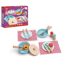 Hape E3208 - Koch & Servierset, Kochset für Kinderküche, Love play, learn von Toynamics