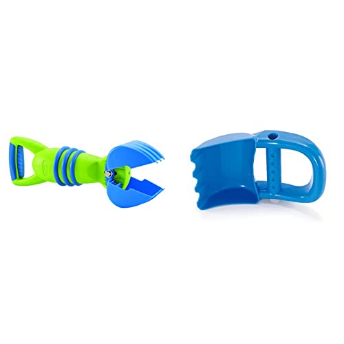 Hape E4008 - Greifer, grün & Hape E4019 - Handbagger, Sandspielzeug, blau Hape E4008 - Greifer, grün & Hape E4019 - Handbagger, Sandspielzeug, blau von Hape