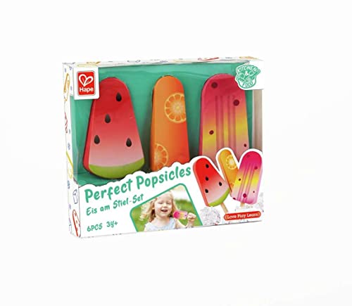 Hape EIS am Stiel-Set | Zubehör für Kaufmannsladen und Kinderküche aus Holz von Hape