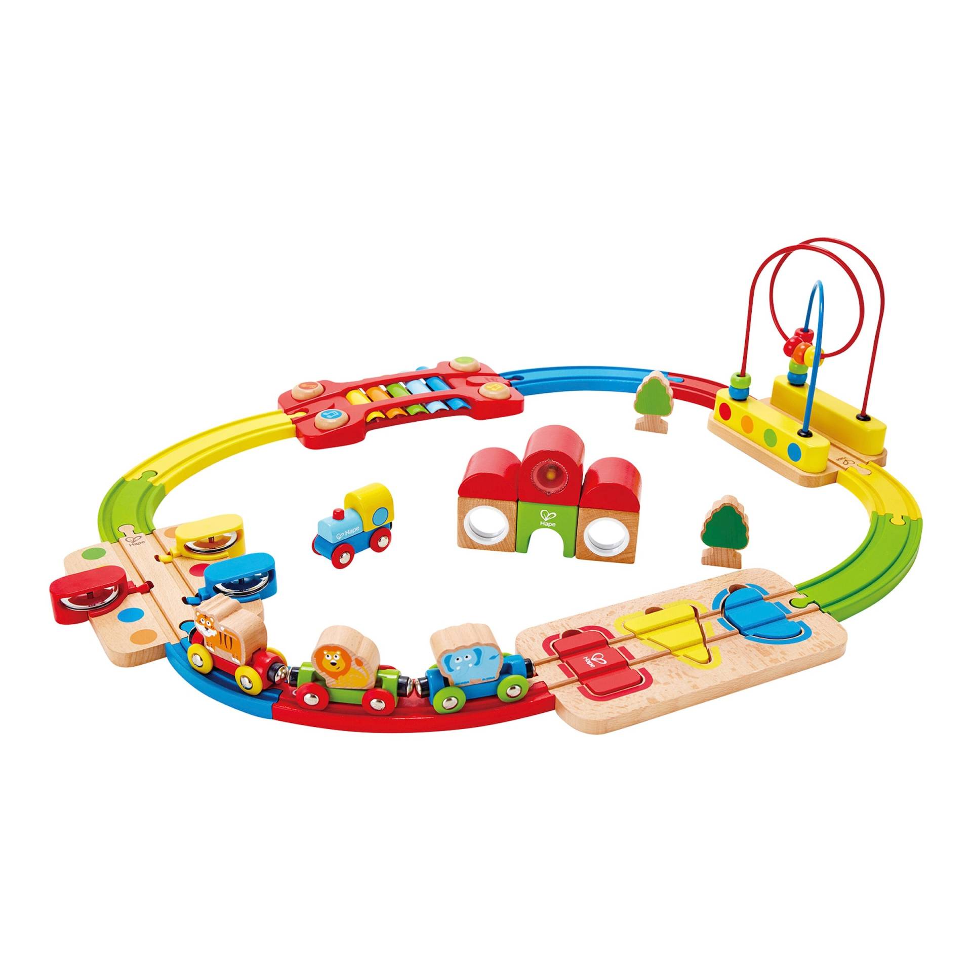 Hape Eisenbahnset Regenbogen-Puzzle von Hape