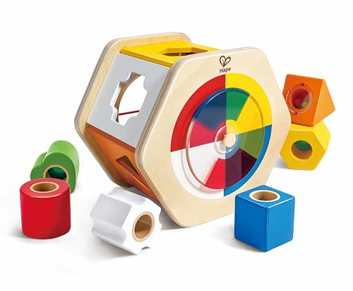 Hape Wunderbarer Formsortierer, kreatives und Lernförderndes Holzspielzeug für Kinder, ab 12 Monaten von Hape