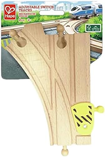 Hape Mechanische Y-Eisenbahnschienen 2 Stück Holz von Hape