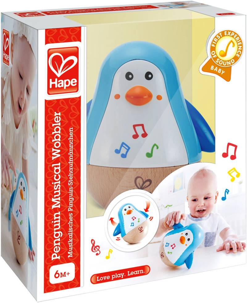 Hape Penguin Musical Wobbler Holzspielzeug von Hape