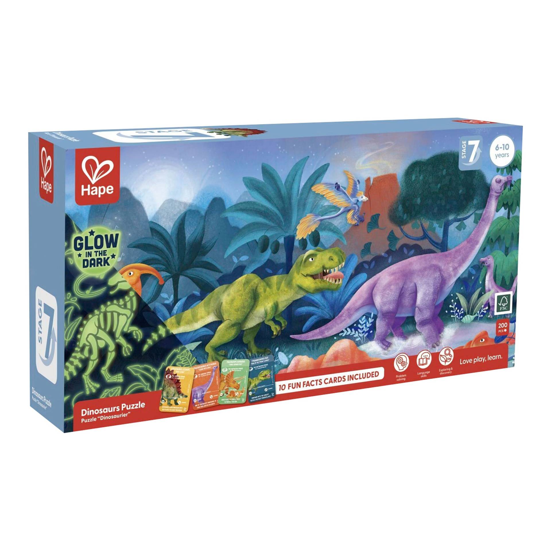 Hape Puzzle Dinosaurier 200 Teile Hape Puzzle Dinosaurier 200 Teile von Hape