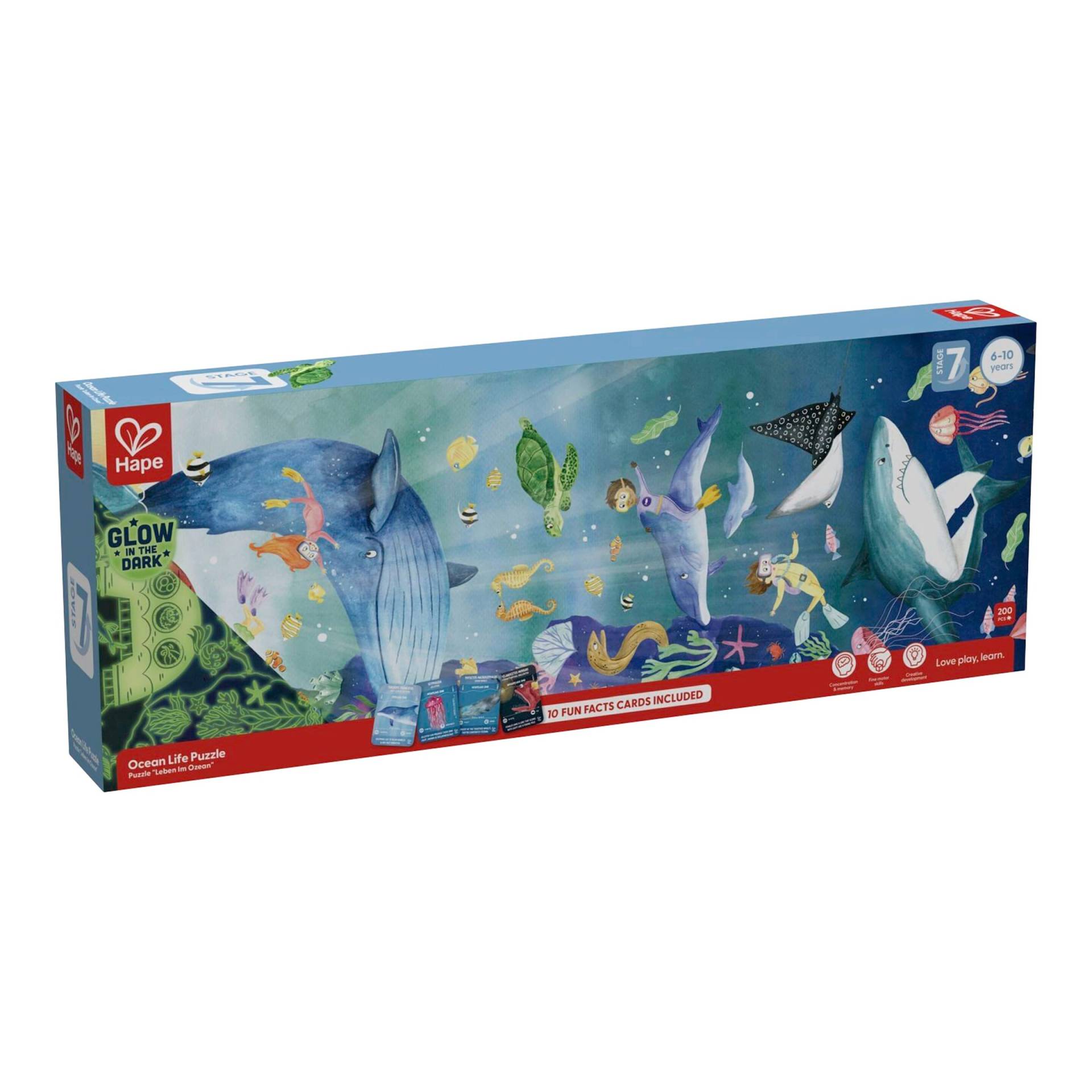 Hape Puzzle Leben im Ozean 200 Teile Hape Puzzle Leben im Ozean 200 Teile von Hape