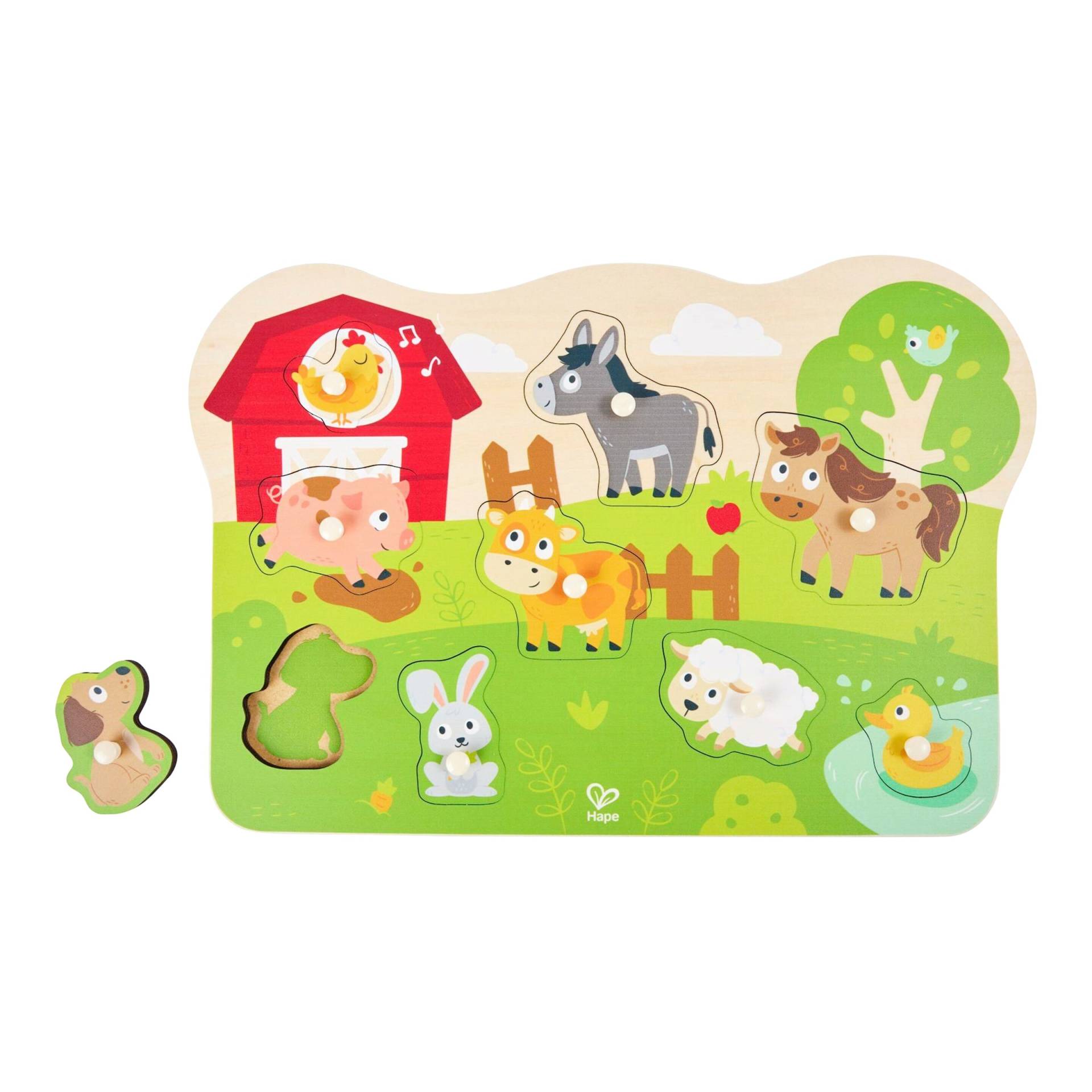 Hape Steckpuzzle Bauernhof Hape Steckpuzzle Bauernhof von Hape