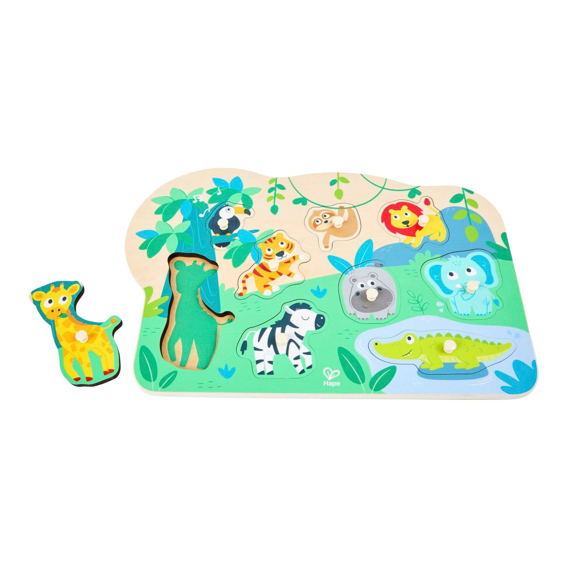 Hape Steckpuzzle Wildtiere Hape Steckpuzzle Wildtiere von Hape