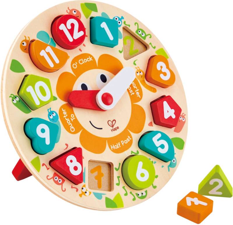 Hape Puzzle-Uhr 12 Teile von Hape