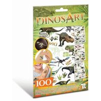 TOYNAMICS DA15302 Temporäre Dino Leuchttattoos von Hape