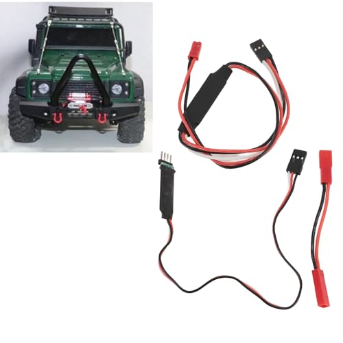 Hapivida RC Windensteuerung, Ferngesteuerte Autowindensteuerung mit Adapterstecker für SCX10 D90 RC Automodellteile Zubehör von Hapivida