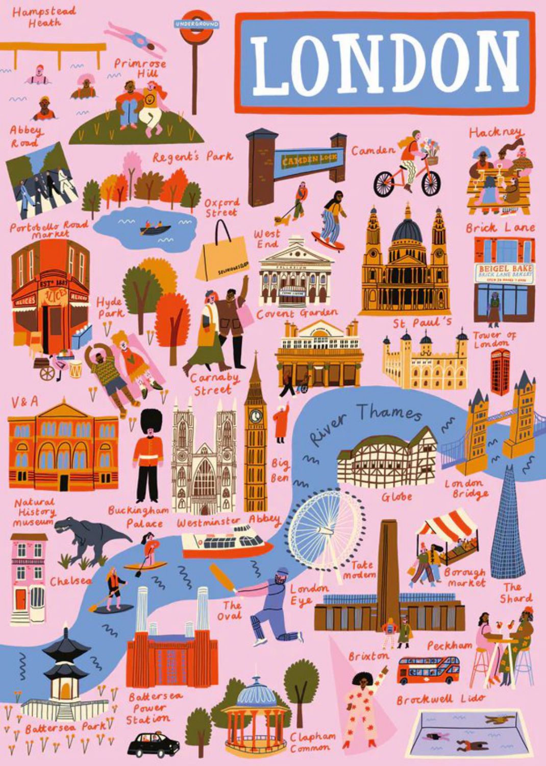 Happily Puzzle 1000 Teile – London - Happily Puzzle 1000 Teile – London - von Happily