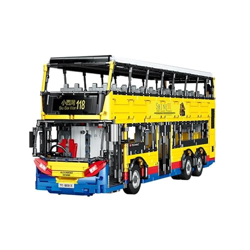 Happy Build YC-QC015 Doppeldeckerbus Fernsteuerung Klemmbausteine 4255+pcs Spielzeug Bausatz-NEU-OVP von Happy Build