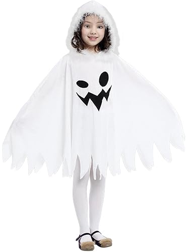 Happy Cherry Halloween Kostüm Kinder Cape Mädchen Fun Ghost Poncho Karneval von Happy Cherry