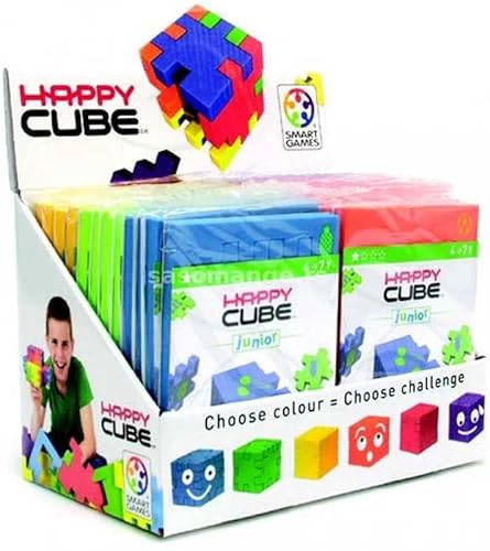 Happy Cube 2D- und 3D-Puzzle (1 Stück, Stil zufällig ausgewählt) (Junior) von Happy Cube