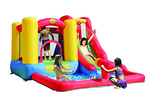 Happy Hop Aufblasbares Jump & Splash-Spiel mit Happy Air Wasserwerfer - Art.9271N von Happy Hop