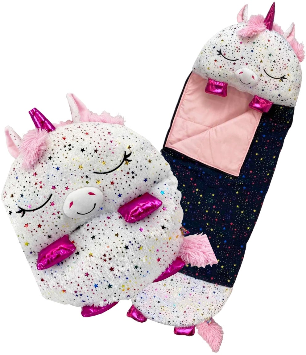 Happy Nappers Plüschspielzeug &  Schlafsack Glitzer-Einhorn von Happy Nappers