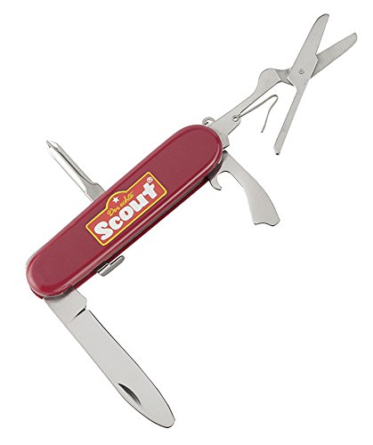 Happy People 19316 Der Echte Scout Kindertaschenmesser, Rot von Happy People