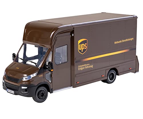 Happy People 34451 HP RC UPS Iveco Ferngesteuerte Fahrzeuge, Mehrfarbig, ca. 45x14x20 cm von Happy People