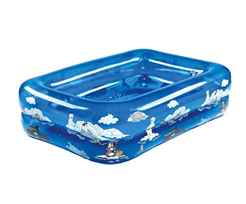 Happy People 77405 Arctic Friends My First Pool, BAU transparent, 132 x 94 x 36 cm von Happy People