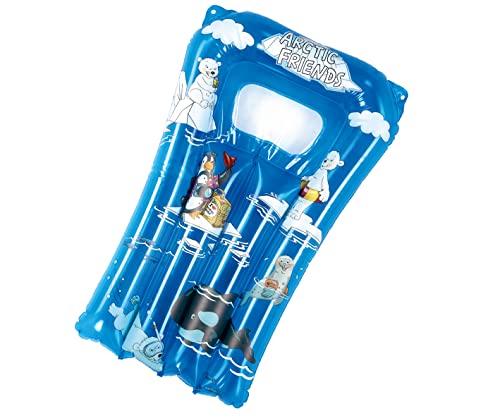 Happy People 77410 Arctic Friends Kindermatratze, blau transparent, ca. 67x43 cm von Happy People