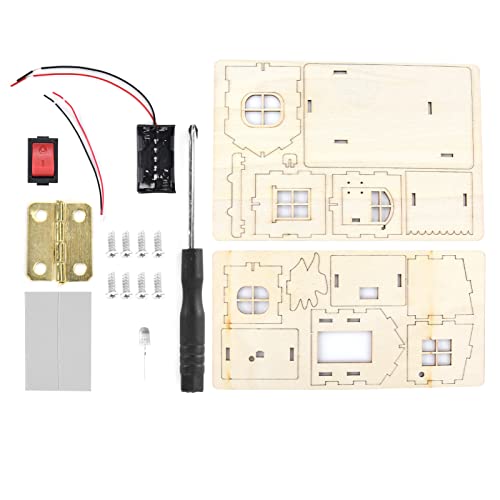 HappyFit DIY Holzhaus Wissenschaft STEM Spielzeug Technik Experimente Projekte Kinder Lernspielzeug von HappyFit