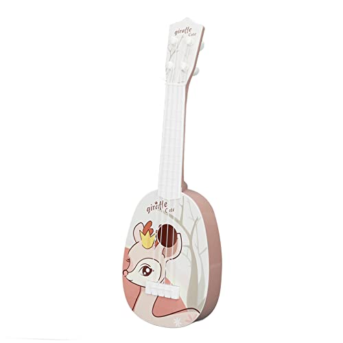 HappyFit Kinderspielzeug Ukulele Gitarre Spielzeug Aufklärung Musikinstrument Früherziehung für Kinder (Stil 1) von HappyFit