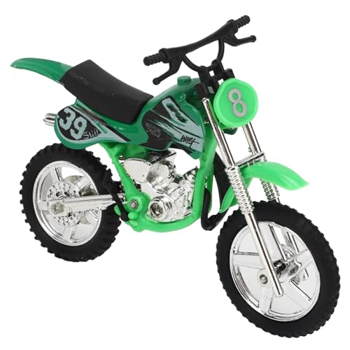 HappyFit Legierungs-Motorrad-Spielzeug-Ornament, realistisches Druckguss-Motorrad-Spielzeug für Kinder, Weihnachten (Grün) von HappyFit