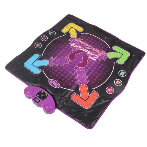 HappyFit Tanzmatte für Kinder, elektronisches Pad-Spielzeug, 4 Spielmodi, verstellbar, eingebaute Musik, Tanzen, (Aufleuchten) von HappyFit